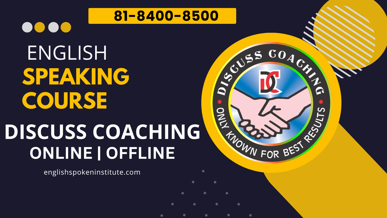 Best English Spoken Institute In Gurugram |8184008500 | Discuss Coaching